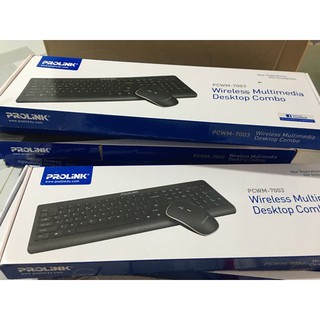Bộ bàn phím chuột không dây Prolink PCWM-7003