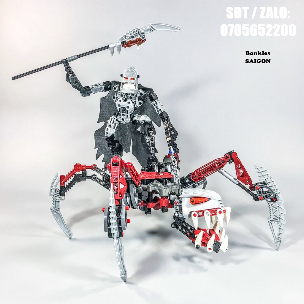 Đồ Chơi Mô Hình Vintage lắp ráp LEGO Bionicle Titan: Vezon & Fenrakk 8764 Chính Hãng Đan Mạch (2006)