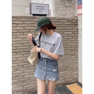 Quần giả váy jeans 6cúc , hàng quảng châu