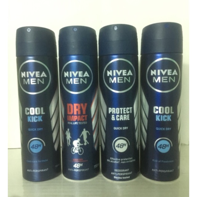 COMBO 3 CHAI XỊT KHỬ MÙI TOÀN THÂN NIVEA MEN 150ML