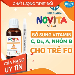 NOVITA – Bổ sung vitamin thiết yếu dạng nhỏ giọt cho trẻ