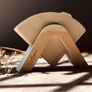 Khay đựng giấy lọc Nhật Bản, hộp gỗ chế tác thủ công giấy lọc Hario v60.