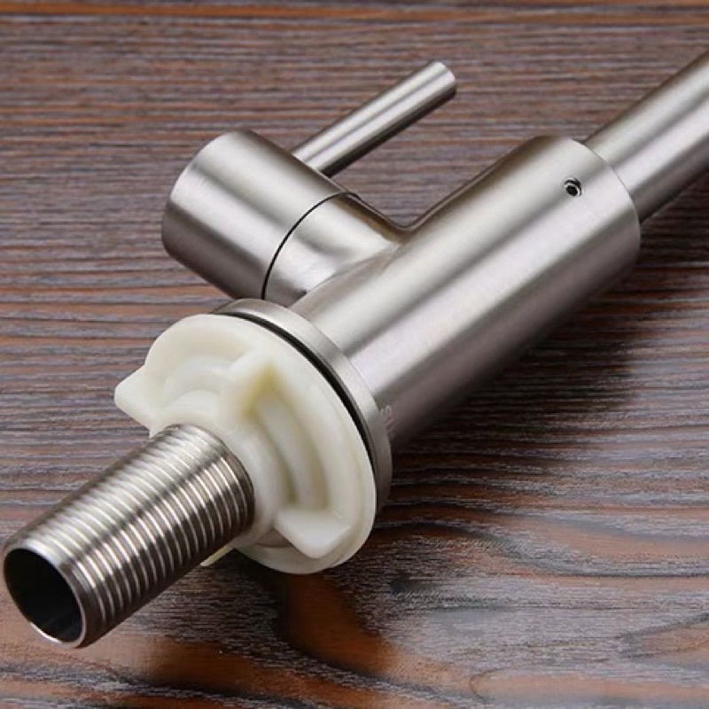 Vòi Chậu Rửa Bát Đơn Lạnh INOX 304 Không Han Gỉ