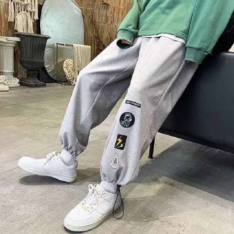 Quần thể thao ống rộng thoải mái thời trang Hàn Quốc cho nam size M-5XL