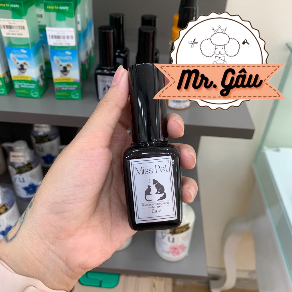Nước hoa dưỡng lông cao cấp Miss Pet mùi siêu sang chảnh cho chó mèo
