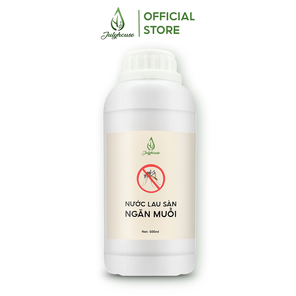 Nước lau sàn nhà tinh dầu 500ml JULYHOUSE tinh dầu thiên nhiên, có tác dụng hiệu quả trong việc khử mùi hôi, mùi ẩm mốc