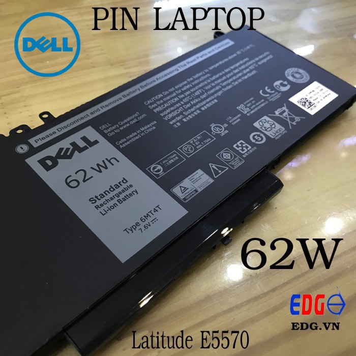 Pin laptop Dell E5570 62w chính hãng - pin Dell E5570