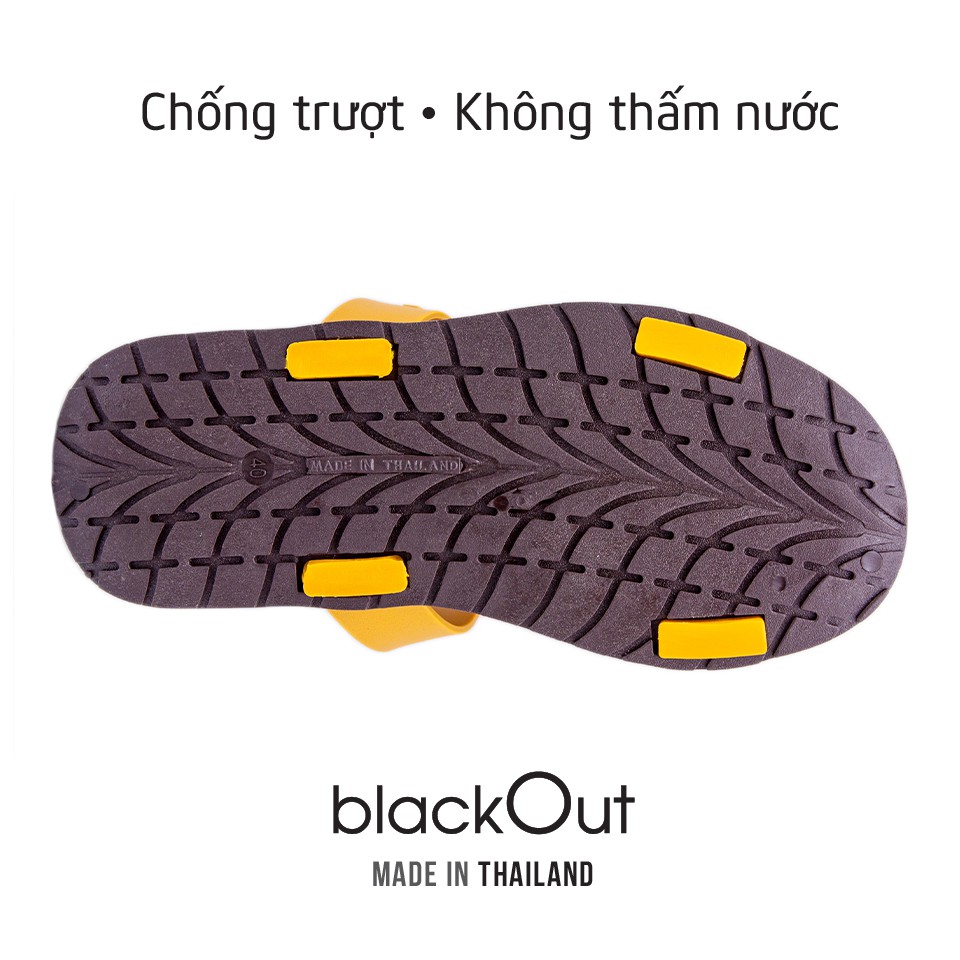 Dép Quai Ngang blackOut | Nam