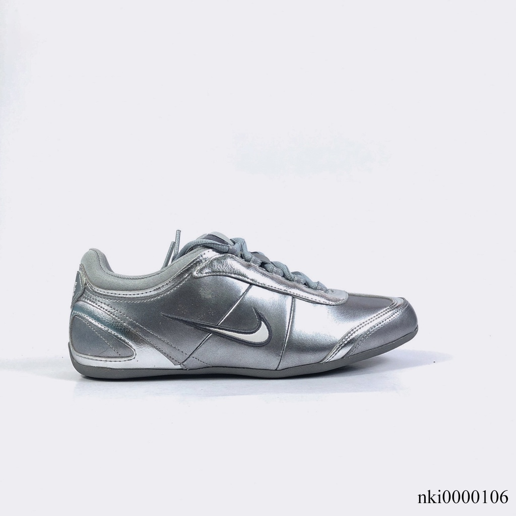 Giày Bóng Đá Nữ NIKE SCARPE SNEAKERS UOMO 318053-012, Giầy Đá Bóng Trong Nhà Đế IC Màu Bạc - HODU Sport