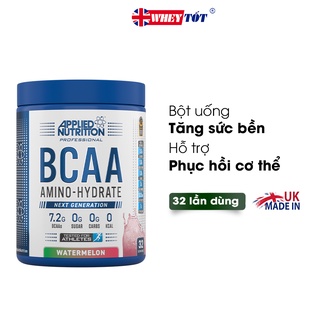 BỘT UỐNG TĂNG SỨC BỀN PHỤC HỒI CƠ THỂ APPLIED NUTRITION BCAA AMINO HYDRATE