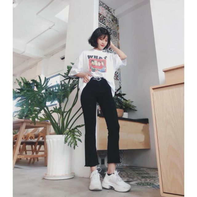 Quần skinny jean ống loe K002 K002