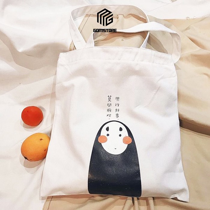 Túi tote GOM vải canvas ulzzang đựng đồ dễ thương nhiều mẫu phong cách Hàn Quốc