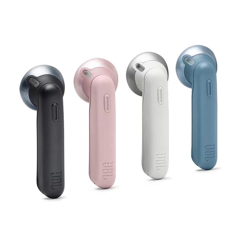 Tai Nghe Bluetooth Không Dây JBLT220TWSBLKAM TUNE 225TWS TWS Chống Thấm Nước Kèm Mic