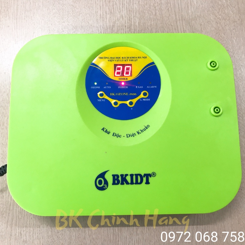 Máy BK OZONE M06 Khử Độc Rau Củ, Thực Phẩm, Máy Ozone + Cảnh Báo Dò Rỉ Khí Gas