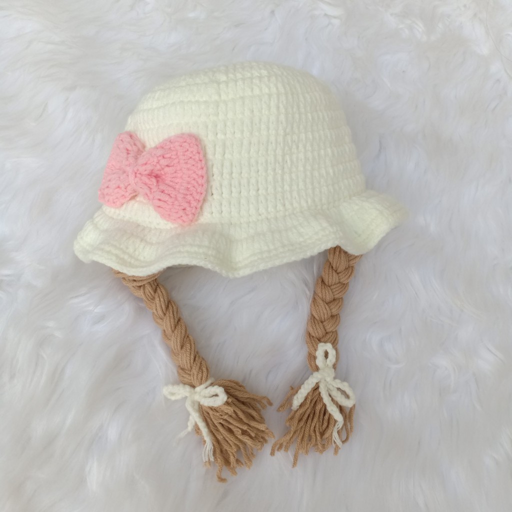 Mũ Có Tóc Cho Bé