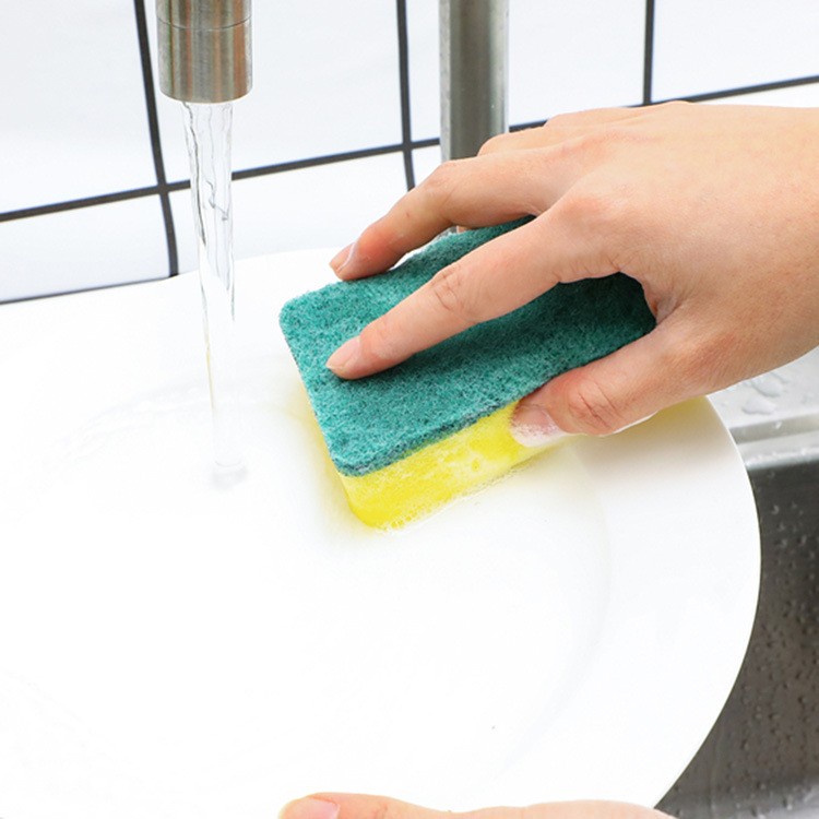 1 cái bọt biển rửa bát / nhà bếp emery magic clean chà chà chà rỉ vết bẩn tiêu điểm bọt biển / bọt biển bàn chải làm sạch