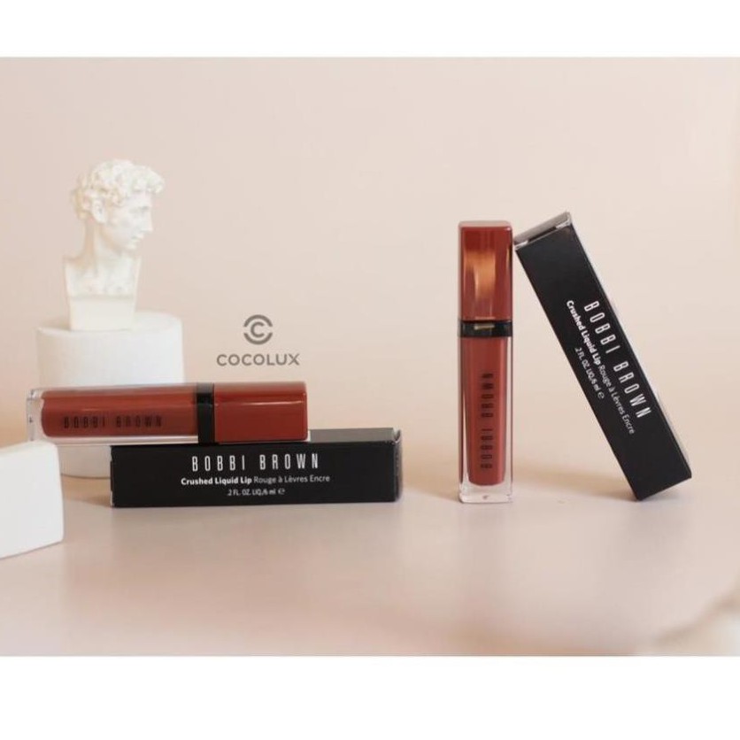 Son kem Bobbi Brown Crushed Liquid Lip màu Haute Cocoa Fullsize Fullbox