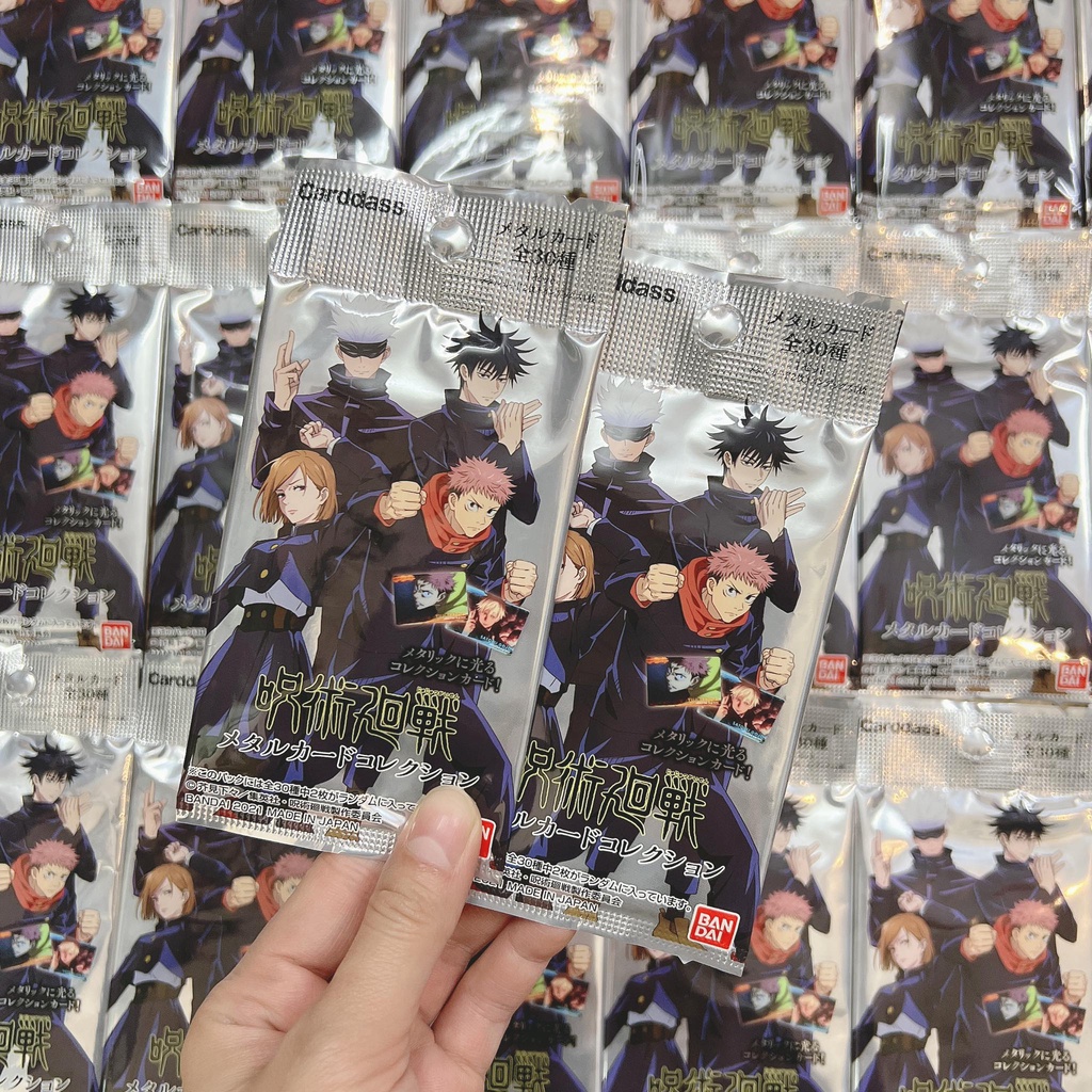 Gói Thẻ Nhân Phẩm Metal Card Jujutsu Kaisen - Chú thuật hồi chiến