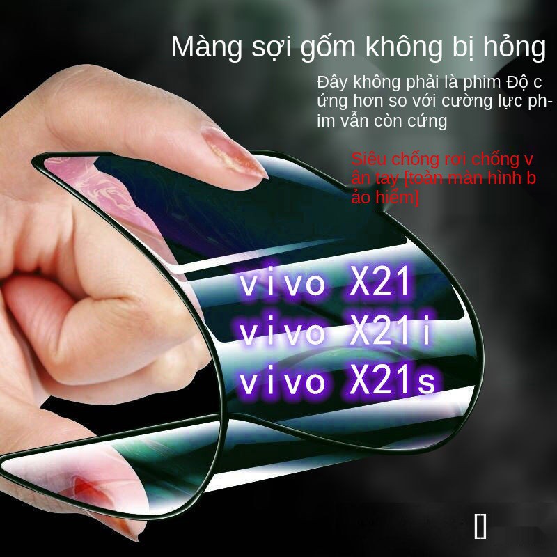 Màng cường lực VIVOX21 X20i / X20s full-screen HD ceramic film bảo vệ chống rơi điện thoại di động Lá thủy phim
