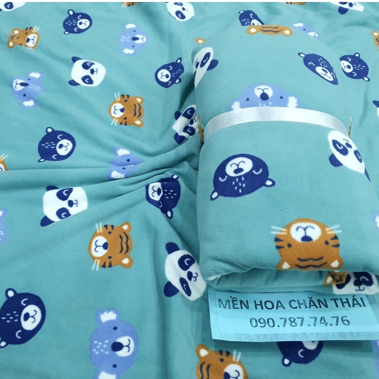 🔥Mền (nỉ) Thái🔥văn phòng THÚ RỪNG, đi xe, đi học.
