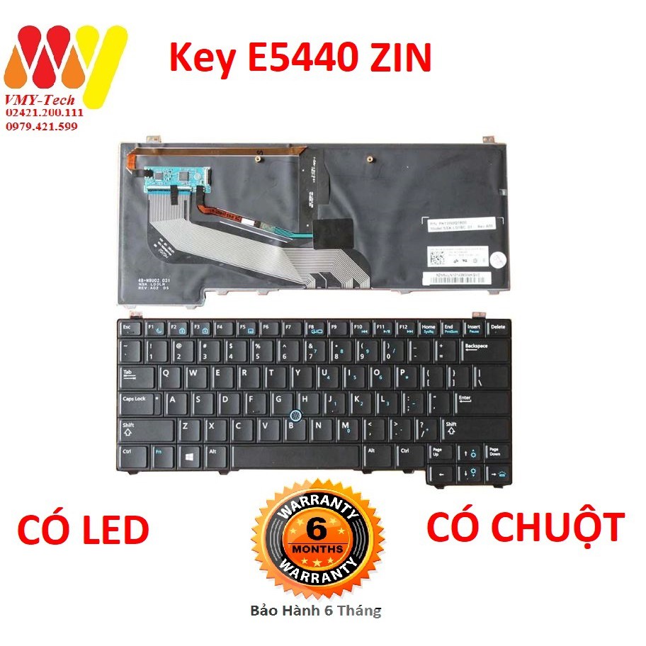 Bàn phím laptop Dell Latitude E5440 5440 - ZIN LED