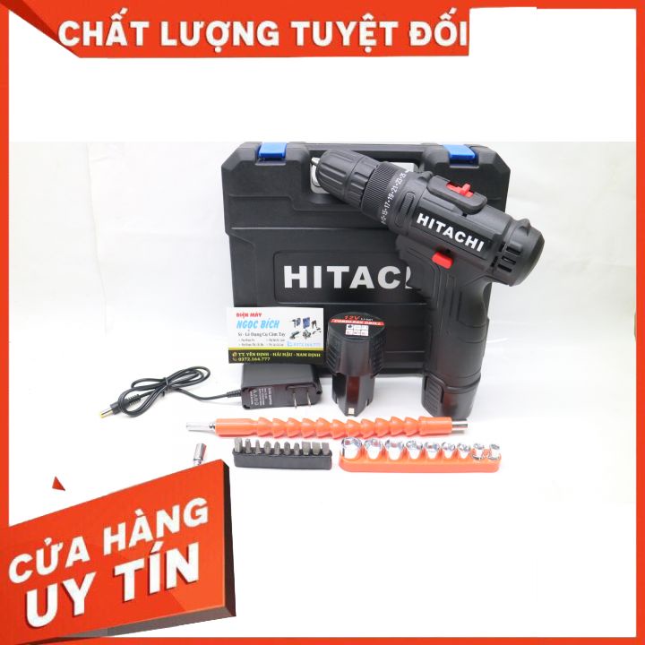 Máy Khoan Bắt Vít Đa Năng Dùng Pin 12v ĐỦ PHỤ KIỆN