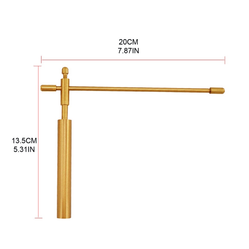 Set 2 que cảm xạ nguồn nước chất liệu đồng có thể điều chỉnh độc đáo