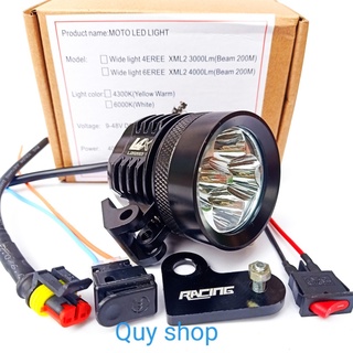 Đèn Trợ Sáng L4x XE MÁY. XE ĐẠP ĐIỆN GẮN MỌI XE