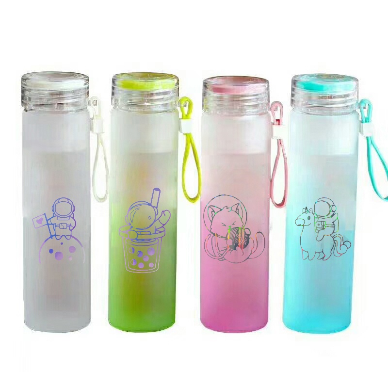 Bình nước màu loang phi hành gia BNML26 bình nước hologram astronaut thần tượng 500ml