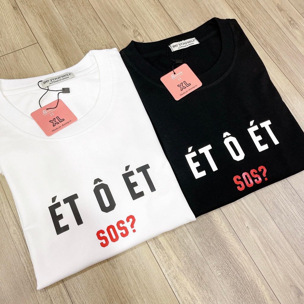 Áo thun nam nữ unisex form rộng &quot; Ét ô ét &quot; trendy