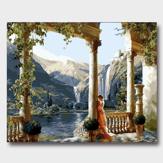 Bộ Tranh Sơn Dầu Diy Cho Gia Đình 15.74x19.68 Inch Xz6109 Yh029 Wcl