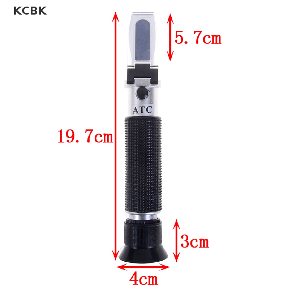KC Alcohol refractometer alcoholometer 0~80%v/v handheld tool spirits tester meter BK