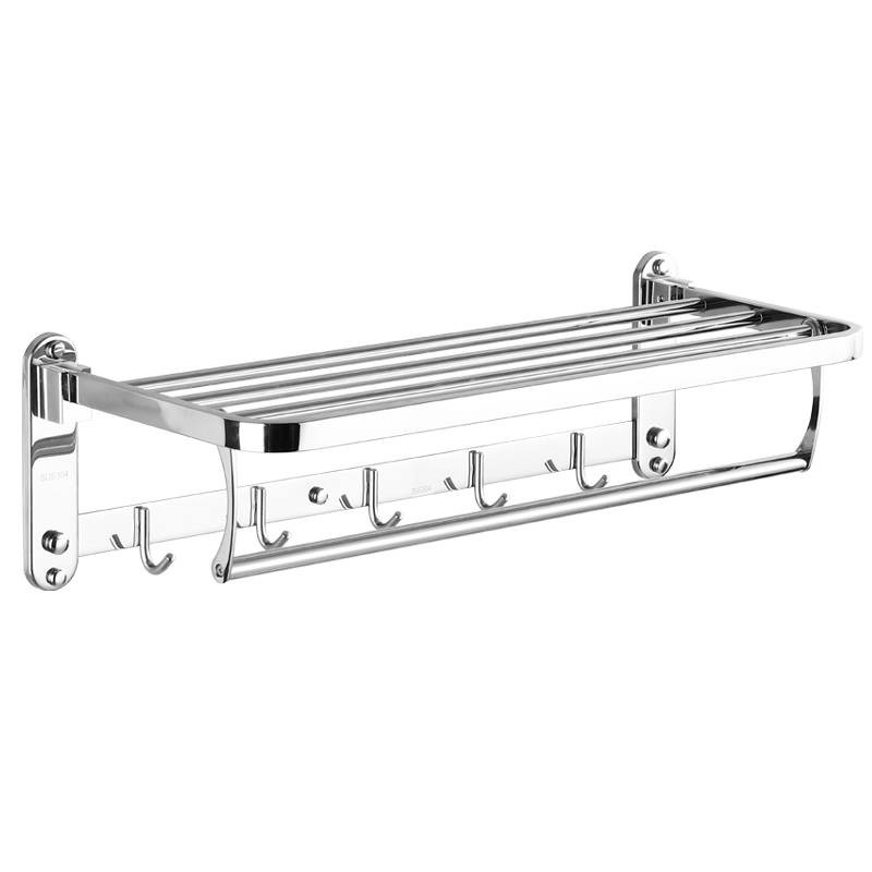 KỆ HAY GIÀN VẮT KHĂN PHÒNG TẮM INOX 304 CAO CẤP chịu lực tốt, dễ dàng gấp gọn.