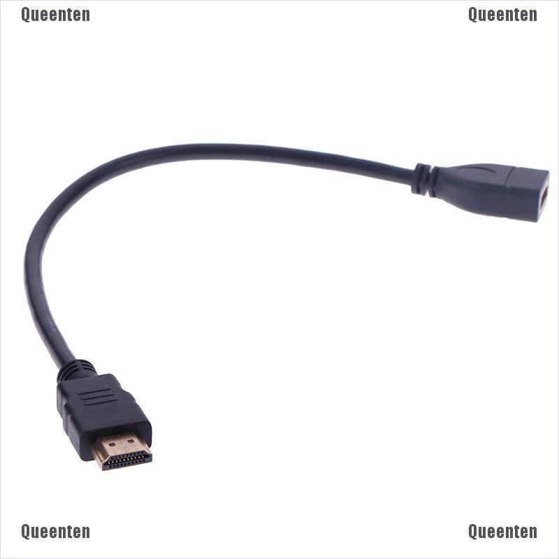 Đường dây nối dài HDMI đầu cắm HDMI sang lỗ cắm 15cm/30cm