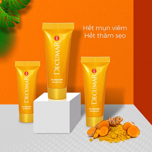 Bộ 3 sản phẩm ngừa mụn viêm thâm đầu đen Decumar New 5gr (tổng 15gr) hiệu quả sau 2 tuần sử dụng