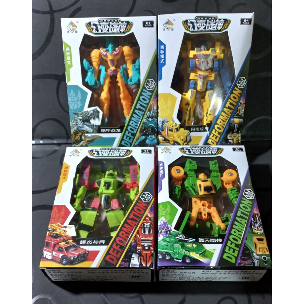 Đồ Chơi Robot Biến Hình Transformer, Lắp Ráp Robot Deformation, Lắp Ráp Siêu Nhân 02107
