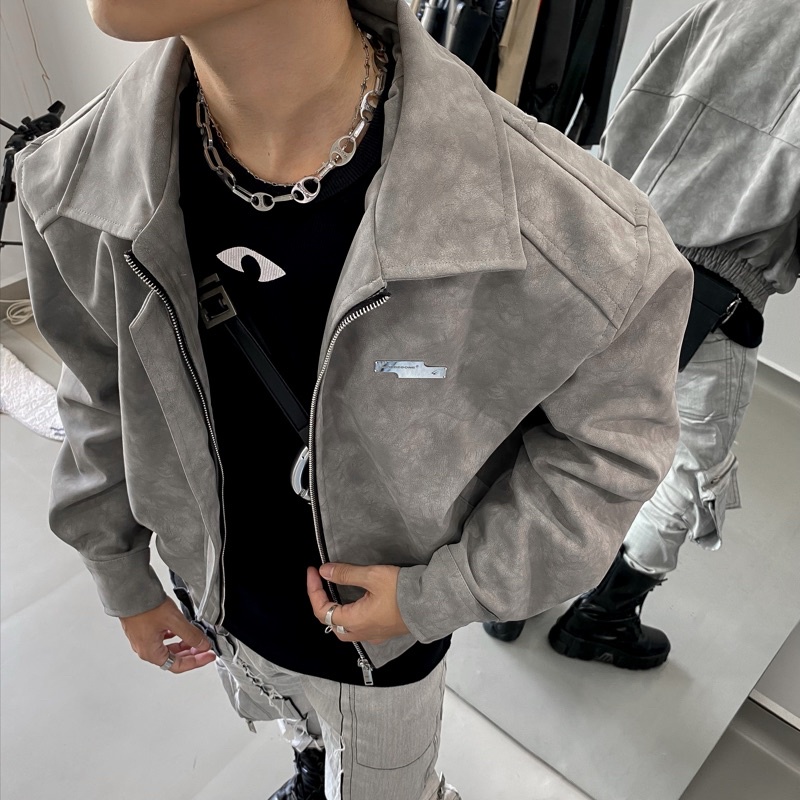 Áo khoác da WOE &quot;Ww Leather Jacket&quot;