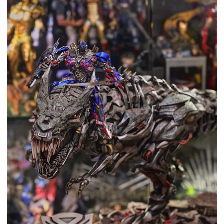 Mô hình Transformer LS-05 LS05 LS 05 BMB 38cm lắp ghép người máy robot biến hình khủng long Grimlock robot Black Mamba