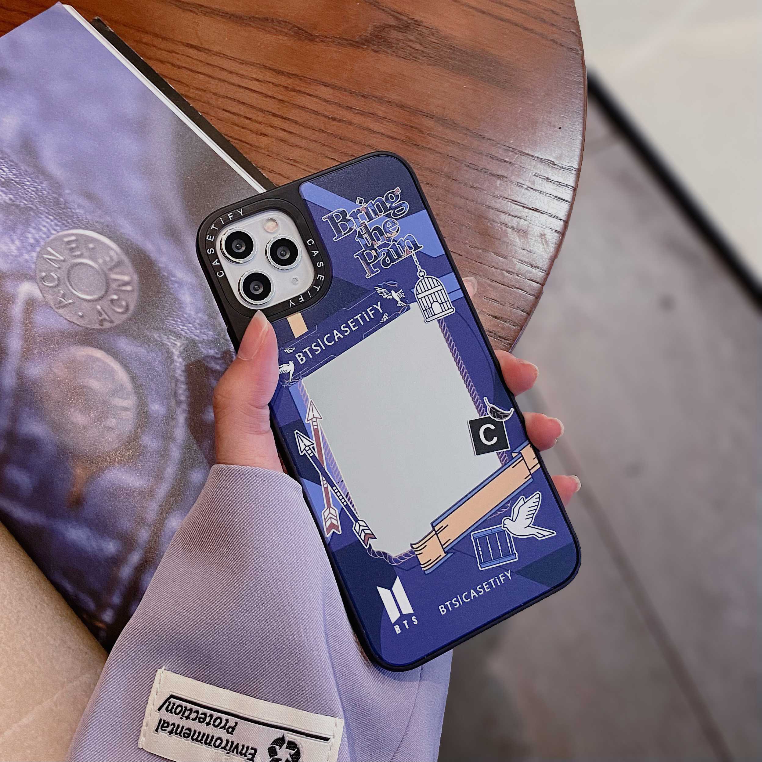 【Mirror casetify 】Ốp Case iPhone 12 Pro Max 11 Pro max 8 plus 7 plus 6s 6Plus iPhone XR SE2020 XS Max X 12mini 12Promax điện thoại cứng acrylic phối gương