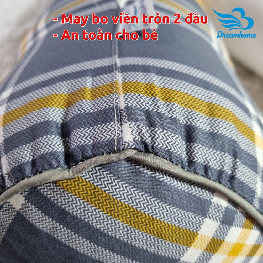 Vỏ Gối Ôm ELLISHA Cotton 100% Dài 100cm Kéo Khóa, Áo Gối Ôm Nhiều Màu Hàng Cao Cấp