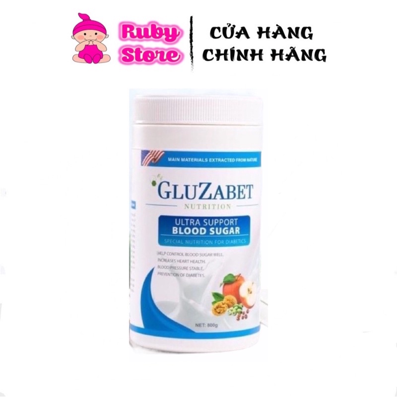 [Chính hãng] Hộp 800g sữa tiểu đường gluzabet date mới
