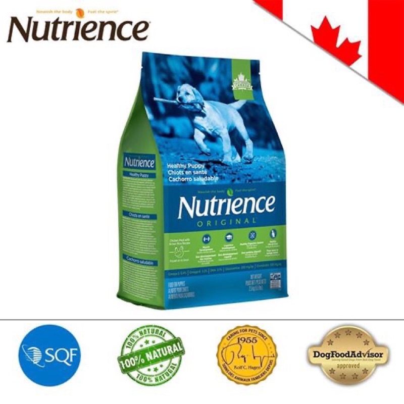 Nutrience ORIGINAL cho Cún con (Dưới 12 Tháng Tuổi) Thịt Gà, Rau Củ Và Trái Cây Tự Nhiên 2.5kg