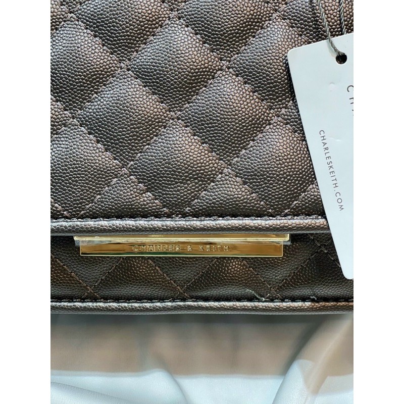 Túi ô trám gập khoá ngang size 27cm