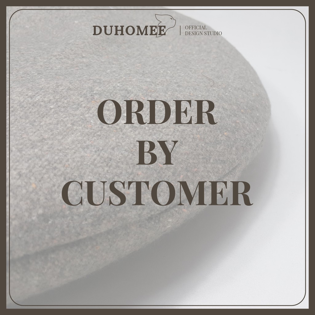 [Order] Đệm tròn 30*30 | Duhomee | Order by customer