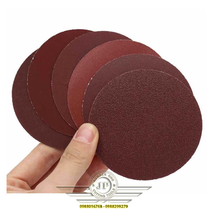 Giấy Nhám Tròn Lông 150mm , Đĩa Ráp Xếp Lông Tròn Đánh Bóng