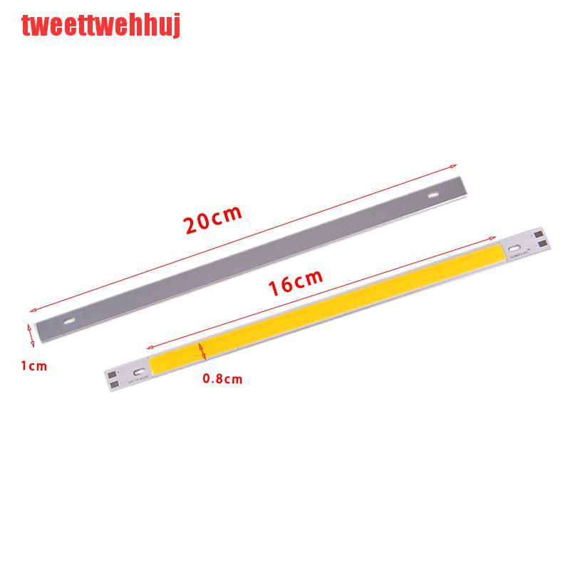 Đèn Led 200mm 12v Cob 10w Siêu Sáng Cho Xe Hơi