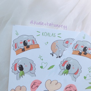Bullet journal sticker - Koala sticker set
