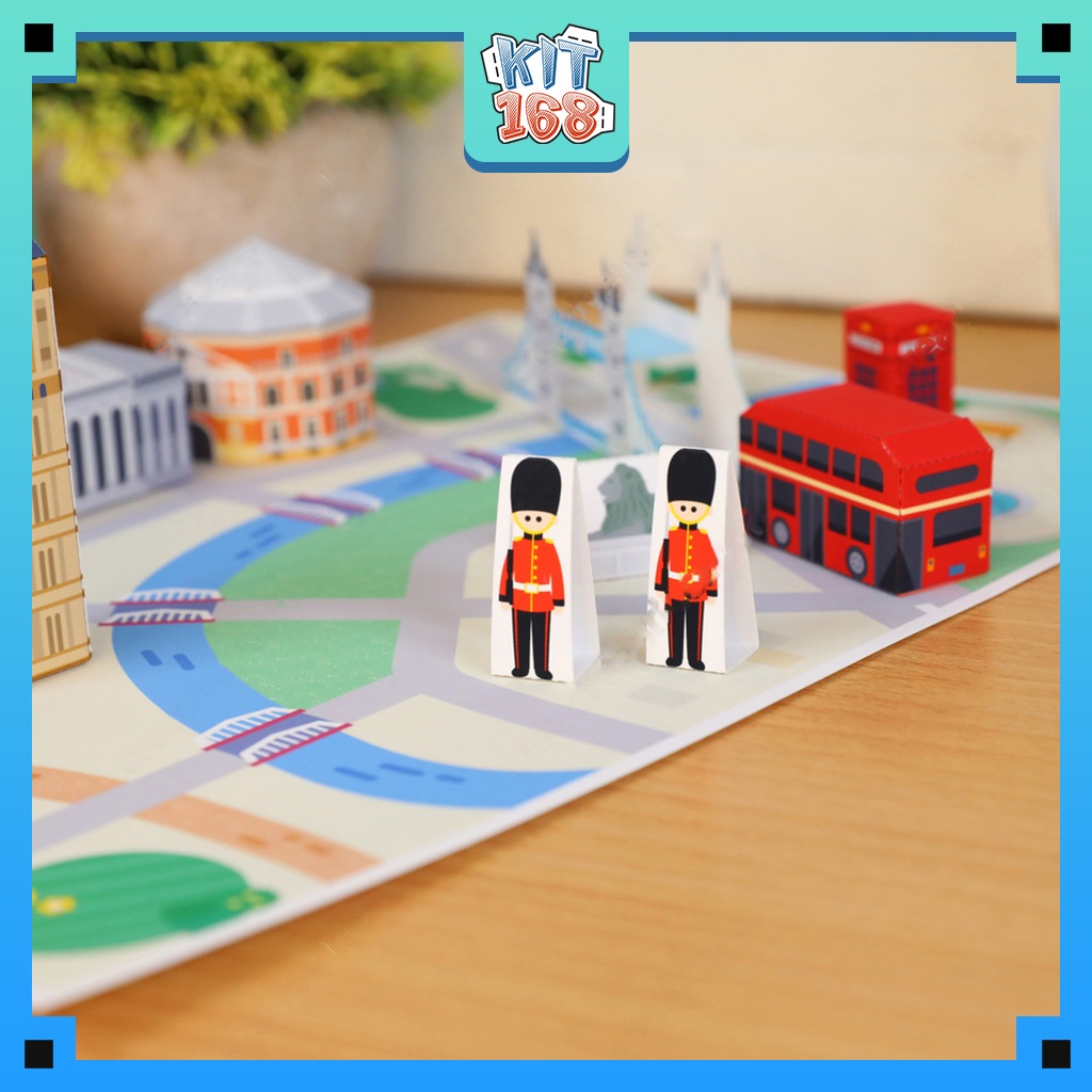 Mô hình giấy kiến trúc Thành phố mini London