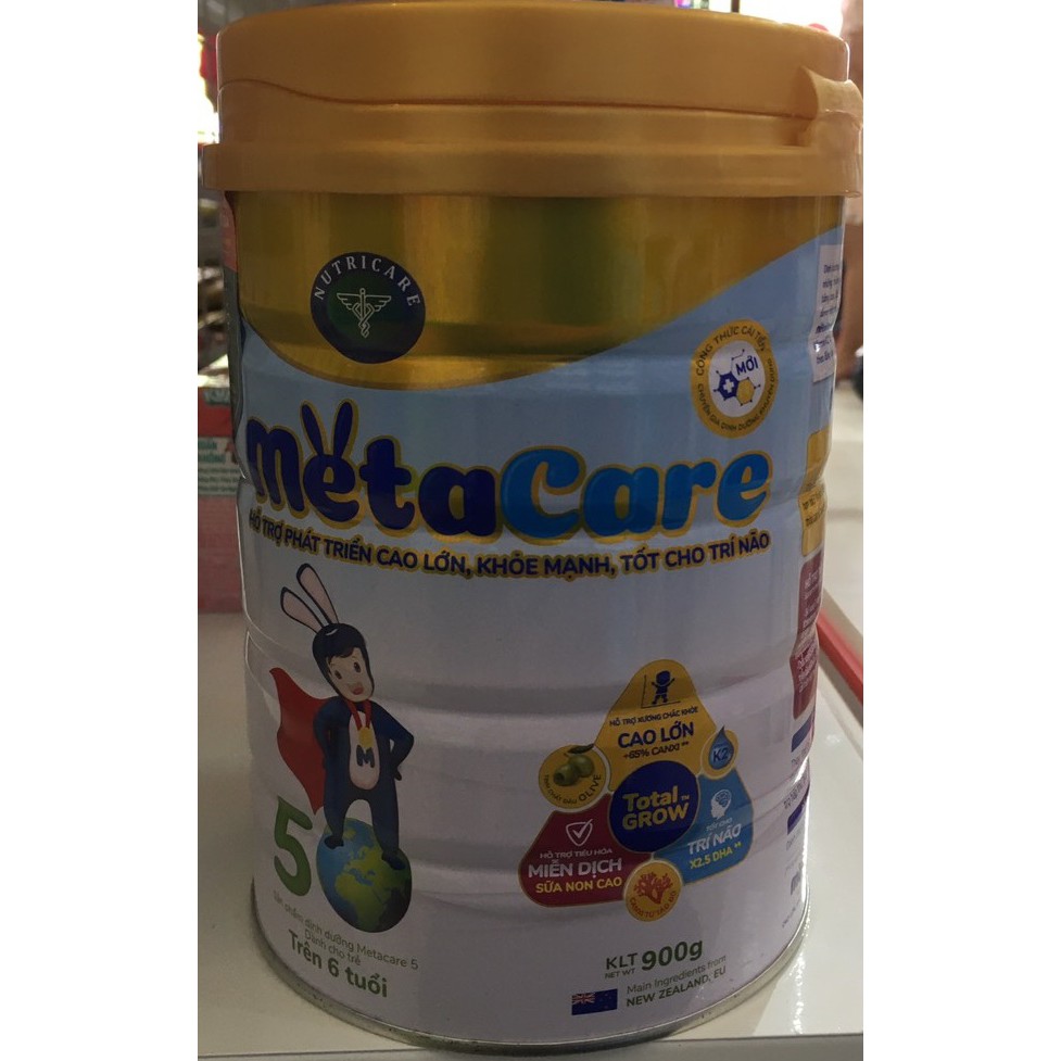Sữa bột Nutricare Metacare 5 loại 900g 1 hộp