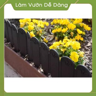 (DEAL SỐC) HÀNG RÀO VIỀN VƯỜN NHỎ 15CM MÀU ĐEN + DÙNG ĐỂ VIỀN TẤN ĐẤT CÁT, GIỮ ĐẤT CÁT CỐ ĐỊNH BẢO VỆ CÂY